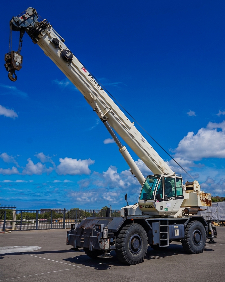 Grúa TEREX RC-45 de alto tonelaje para operaciones de izamiento industrial - TEX C.A.